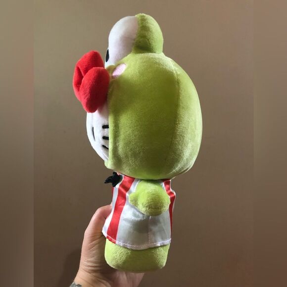✨ HELLO KITTY Dressed as Sanrio Keroppi Plush - Picture 2 of 4